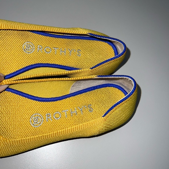 Rothy’s Marigold The Point Flats Retired Color Size 8 - Picture 6 of 14